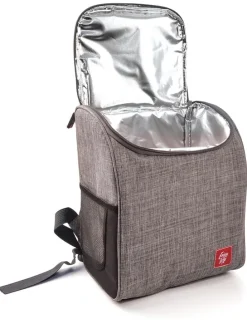 Plecak termiczny "Cooler" w kolorze szarym - 30 x 33 x 20 cm