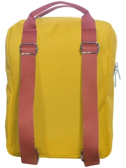 Plecak w kolorze musztardowym - 24 x 32 x 12 cm