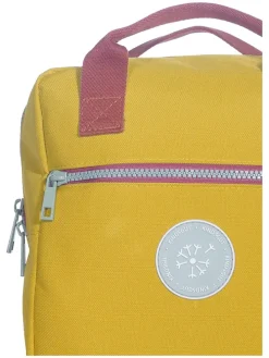 Plecak w kolorze musztardowym - 24 x 32 x 12 cm