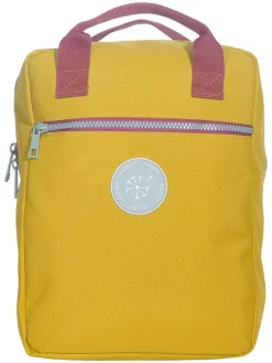 Plecak w kolorze musztardowym - 24 x 32 x 12 cm