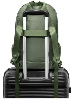 Plecak "2w1" w kolorze khaki - 29 x 42 x 16 cm