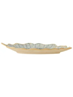 Półmisek "Dorreen" w kolorze niebiesko-beżowym - 31 x 19,5 cm