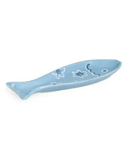 Podstawka "Ocean" w kolorze błękitnym pod łyżkę - 27 x 12 cm