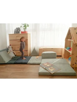 Poduszka Montessori "Triangle" w kolorze zielonyn - 3+