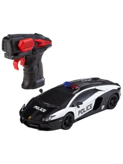 Pojazd zdalnie sterowany "Lamborghini Aventador Coupé Police" - 8+