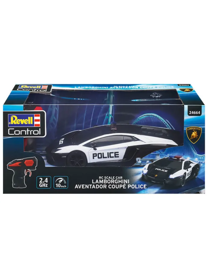Pojazd zdalnie sterowany "Lamborghini Aventador Coupé Police" - 8+