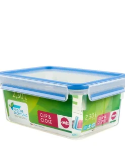 Pojemnik "Clip & Close" w kolorze niebieskim - 2,3 l
