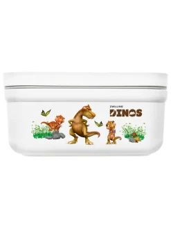 Pojemnik "Dinos" w kolorze białym na lunch - 500 ml