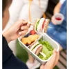 Pojemnik "Dinos" w kolorze białym na lunch - 800 ml