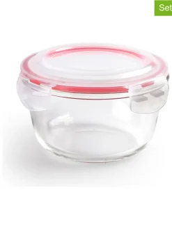 Pojemniki (2 szt.) "Para" w kolorze czerwonym - 800 ml
