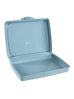 Pojemniki (2 szt.) w kolorze błękitno-turkusowym na lunch - 500 ml