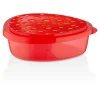 Pojemniki (6 szt.) w kolorze czerwono-zielonym - 800 ml