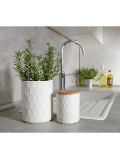 Pojemnik "Maya" w kolorze kremowym - 900 ml