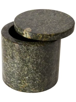 Pojemnik "Vita" w kolorze ciemnozielonym - wys. 10 x Ø 10 cm