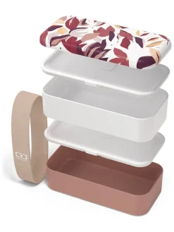 Pojemnik w kolorze jasnoróżowym na lunch - 1 l