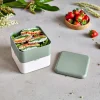 Pojemnik w kolorze kremowo-zielonym na lunch - 1,7 l
