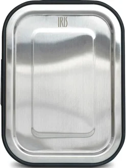 Pojemnik w kolorze srebrno-czarnym - 640 ml