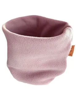 Polarowy szal-koło w kolorze jasnoróżowym - 50 x 24 cm