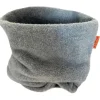 Polarowy szal-koło w kolorze jasnoszarym - 50 x 24 cm