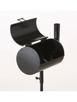 Popielniczka ogrodowa "Smoker" w kolorze czarnym - wys. 16 cm