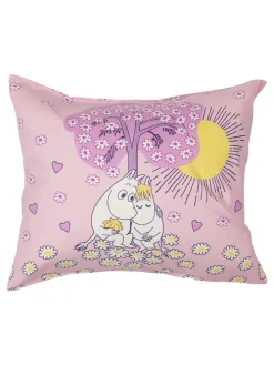 Poszewka w kolorze jasnoróżowo-fioletowym na poduszkę - 60 x 50 cm