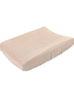 Poszewka w kolorze jasnoróżowym na matę do przewijania - 70 x 45 cm