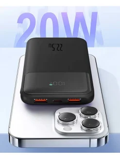 Powerbank w kolorze czarnym - 10000 mAh