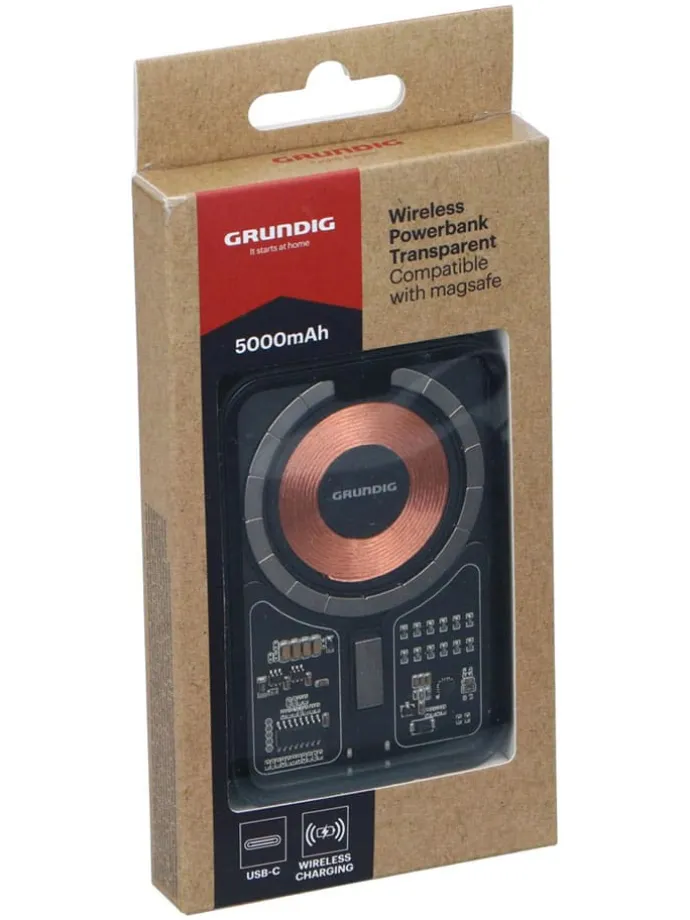 Powerbank w kolorze czarnym - 5000 mAh