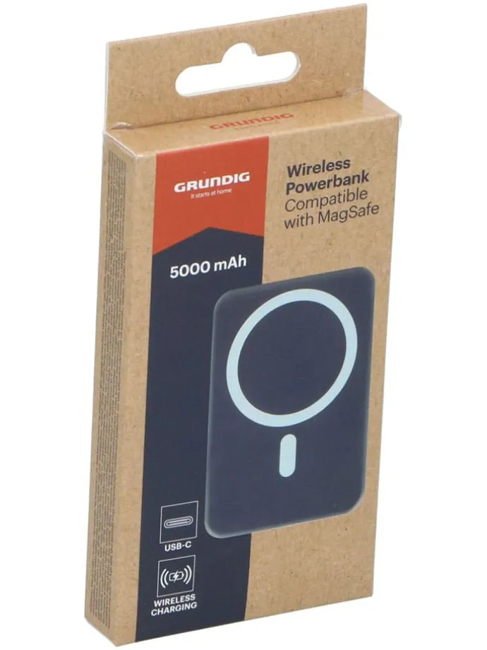 Powerbank w kolorze granatowym - 5000 mAh