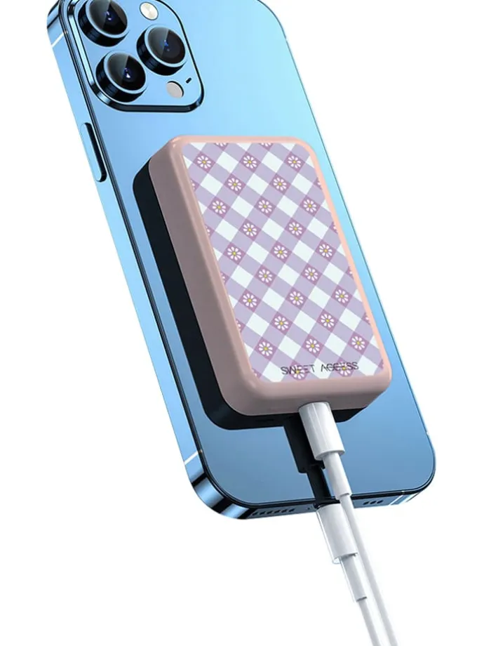 Powerbank w kolorze jasnoróżowym - 10000 mAh