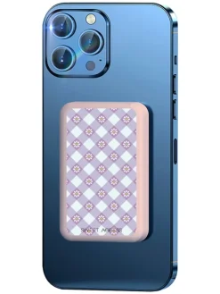 Powerbank w kolorze jasnoróżowym - 10000 mAh