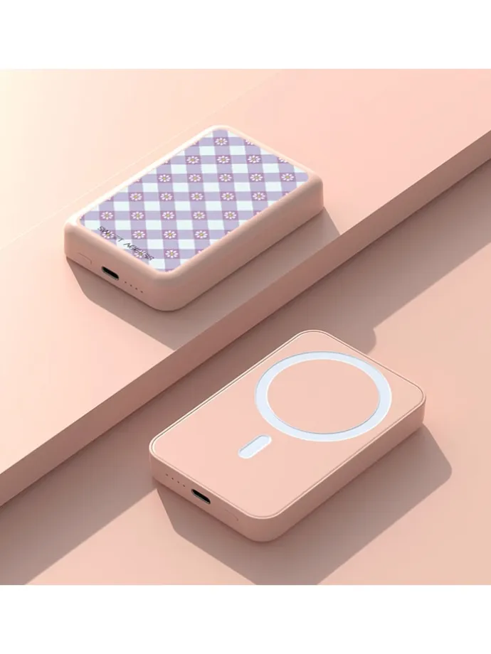 Powerbank w kolorze jasnoróżowym - 10000 mAh