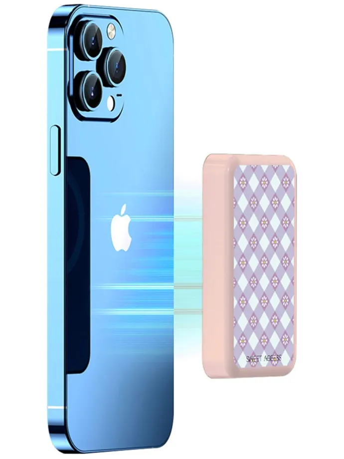 Powerbank w kolorze jasnoróżowym - 10000 mAh