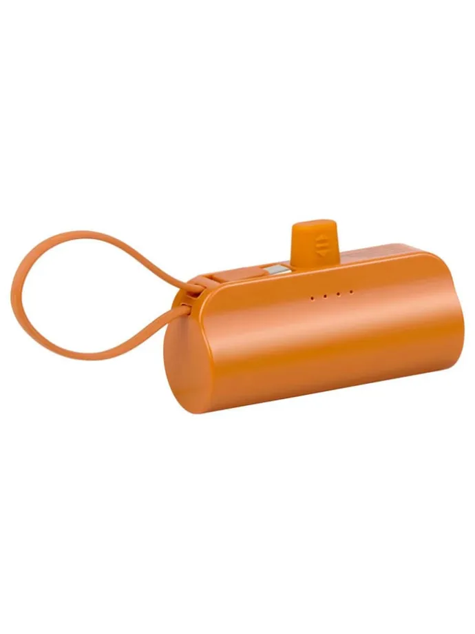 Powerbank w kolorze pomarańczowym - 5000 mAh