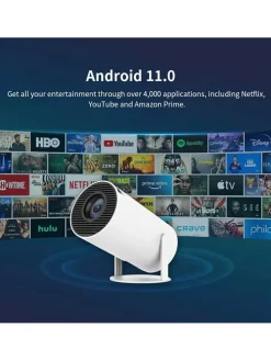 Projektor 4K w kolorze białym