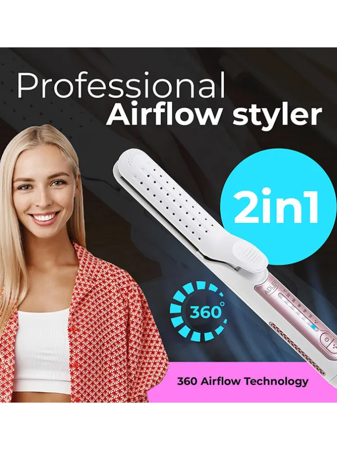 Prostownica "AD 2326" w kolorze białym