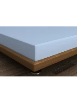 Prześcieradło renforcé w kolorze niebieskim na gumce