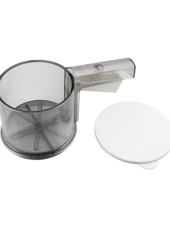 Przesiewacz w kolorze szarym do mąki - 350 g