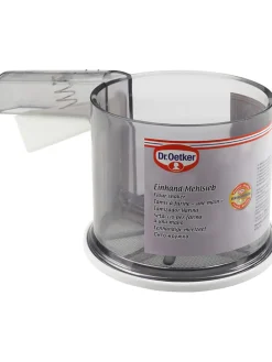 Przesiewacz w kolorze szarym do mąki - 350 g
