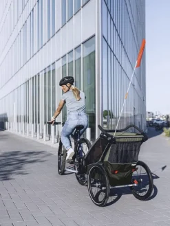 Przyczepka rowerowa "Chariot Lite" w kolorze khaki