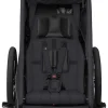 Przyczepka rowerowa 3w1 "Kidgoo 1 Phantom Grey" w kolorze antracytowym