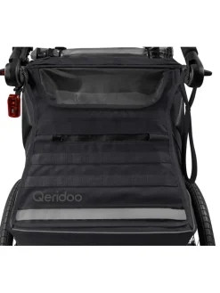 Przyczepka rowerowa 3w1 "Kidgoo 1 Phantom Grey" w kolorze antracytowym