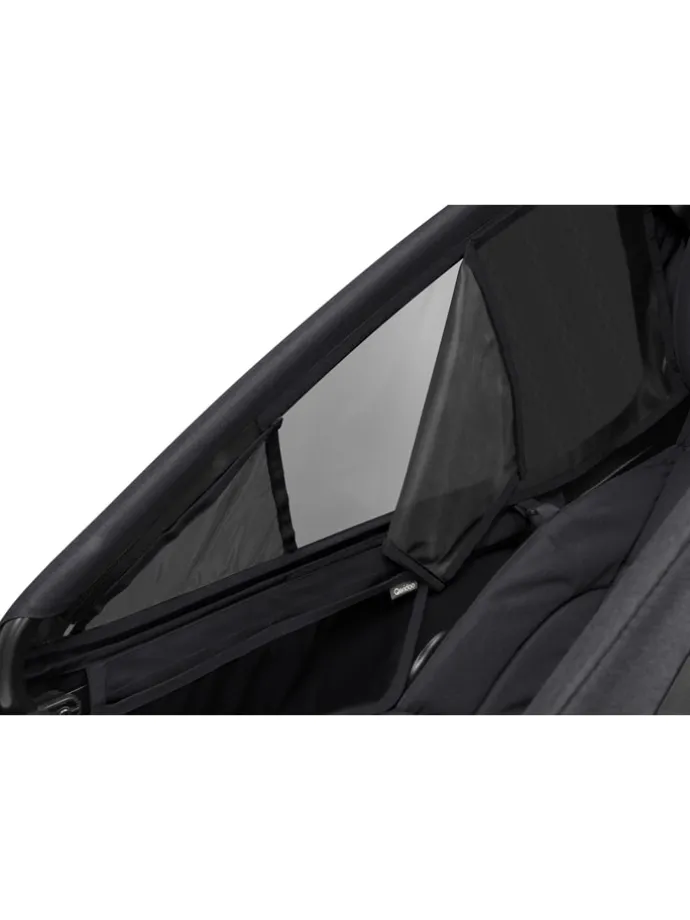 Przyczepka rowerowa 3w1 "Kidgoo 1 Phantom Grey" w kolorze antracytowym