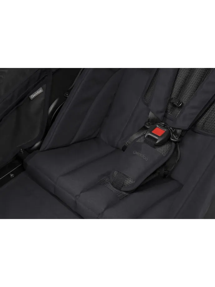 Przyczepka rowerowa 3w1 "Kidgoo 1 Phantom Grey" w kolorze antracytowym