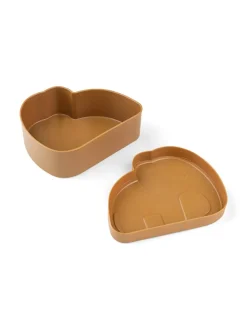 Pudełko "Elphee" w kolorze jasnobrązowym na lunch - 17,7 x 14,5 x 6,5 cm