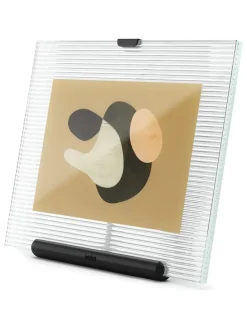 Ramka "Flute" w kolorze czarnym na zdjęcia - 16,2 x 20,8 x 11 cm