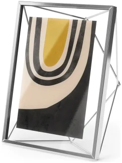 Ramka "Prisma" w kolorze srebrnym na zdjęcia - 18 x 23 x 7,6 cm