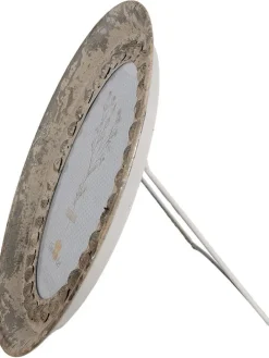 Ramka w kolorze beżowym na zdjęcia - Ø 30 cm