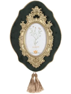 Ramka w kolorze złoto-czarnym na zdjęcia - 22 x 31 x 3 cm