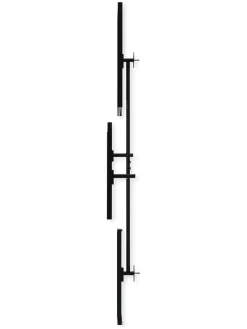 Ramki "Flute" w kolorze czarnym na zdjęcia - 57 x 99 x 8 cm